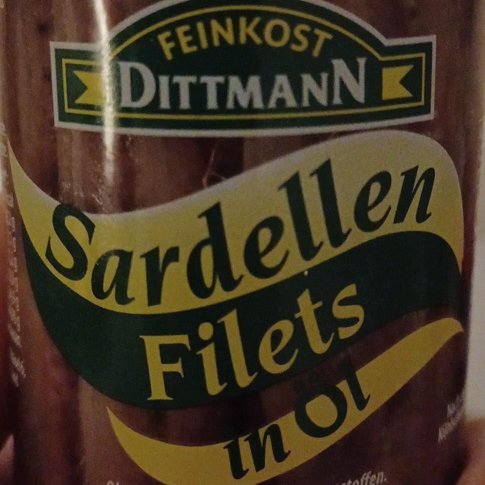 Фото - Sardellen Filets in Öl Feinkost Dittmann