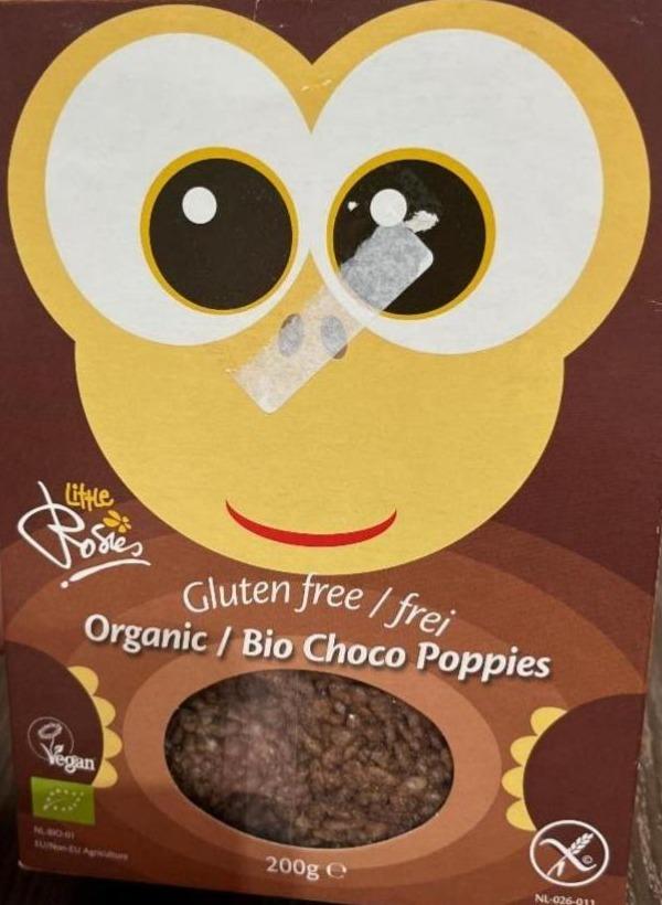 Фото - Пластівці рисові Monkey органічні з какао Little Rosies