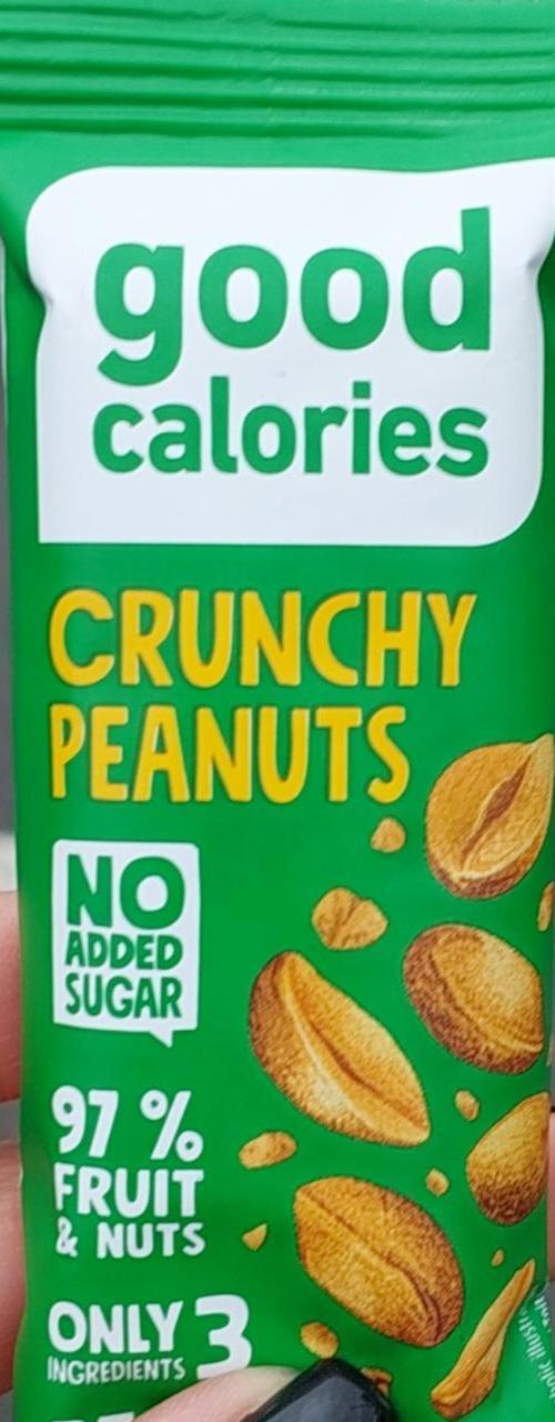 Фото - Батончик горіховий без цукру Crunchy Peanuts Good Calories