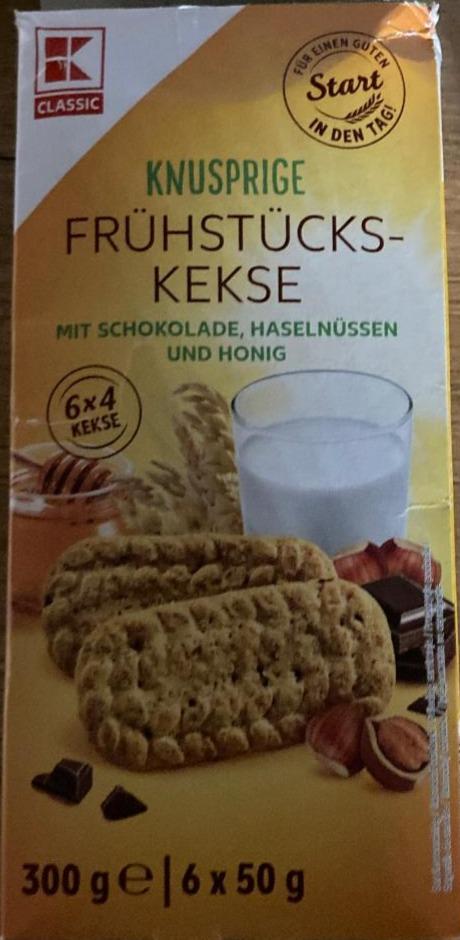 Фото - Knusprige Frühstücks-Kekse mit Schokolade Haselnüssen und Honig K-Classic