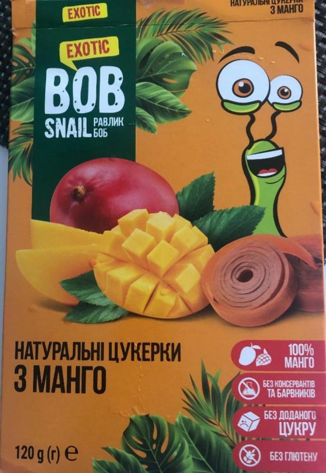 Фото - Натуральні фруктові цукерки Хурма -Апельсин Snail Bob