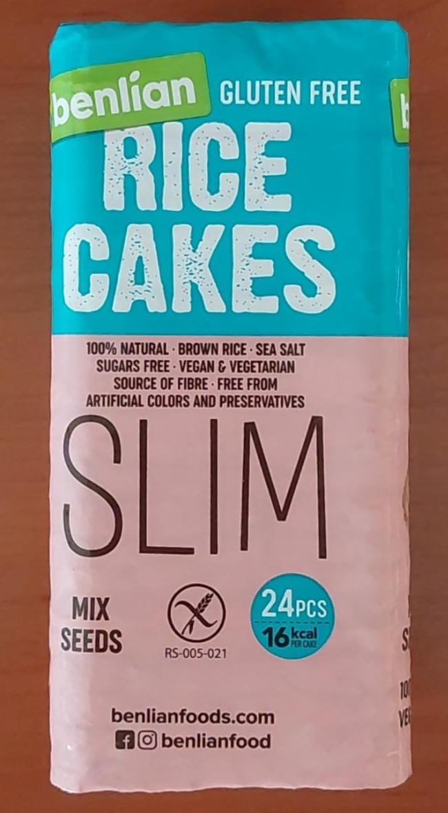 Фото - Рисові коржі Slim Mix Seeds з тонкої суміші насіння mix slim