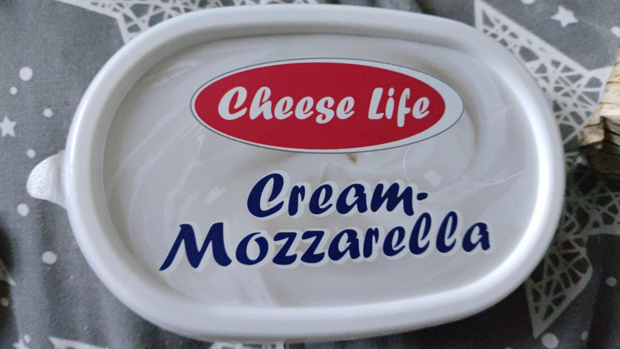 Фото - Сир плавлений 60% пастоподібний Cream-Mozzarella Cheese Life