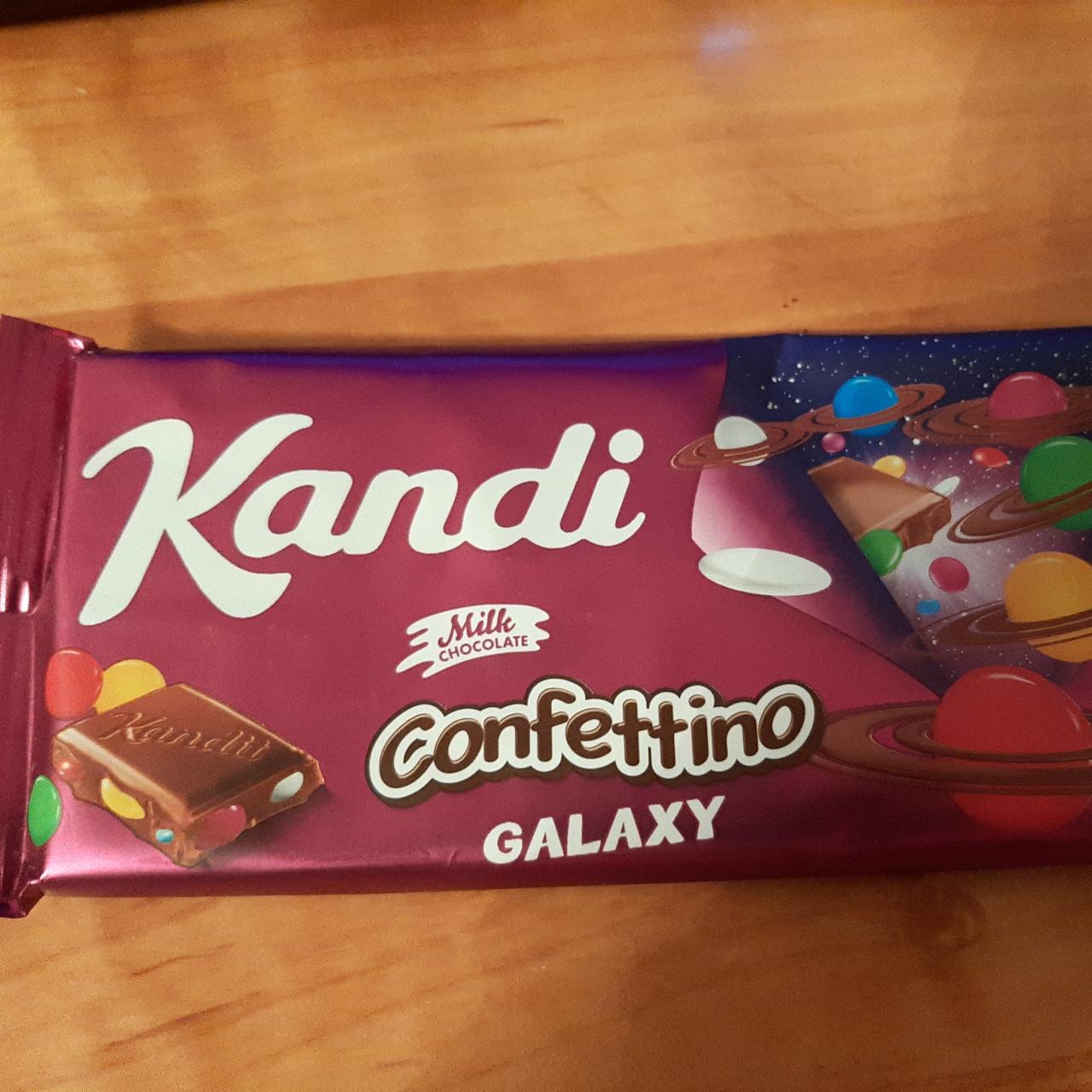 Фото - Шоколад молочний Confettino Galaxy Kandi