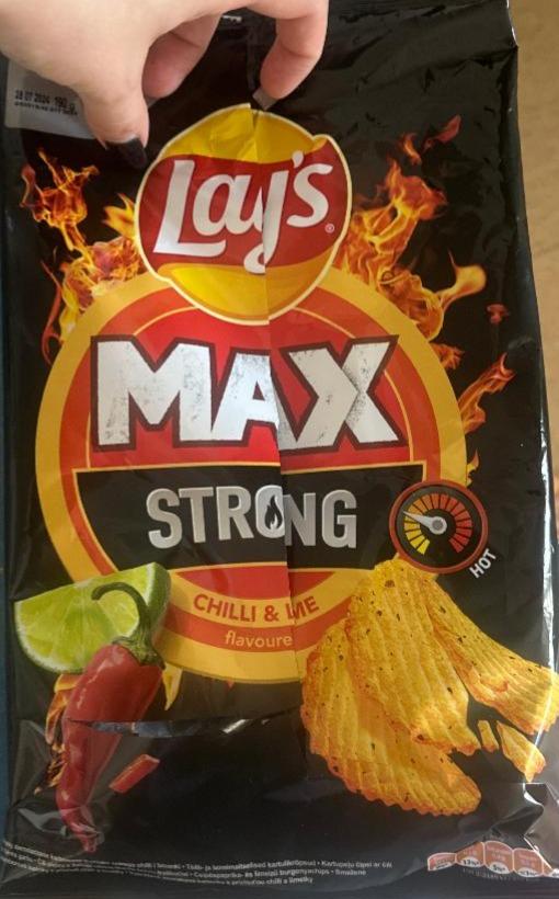 Фото - Chipsy Max Strong Chilli&Lime Lay's