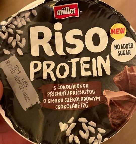 Фото - Молочно-рисовий десерт зі смаком шоколаду Riso protein Müller