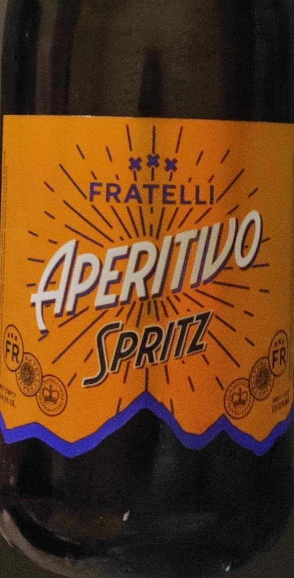Фото - Напій винний 6-6.9% напівсолодкий слабоалкогольний ігристий Aperitivo Spritz Fratelli