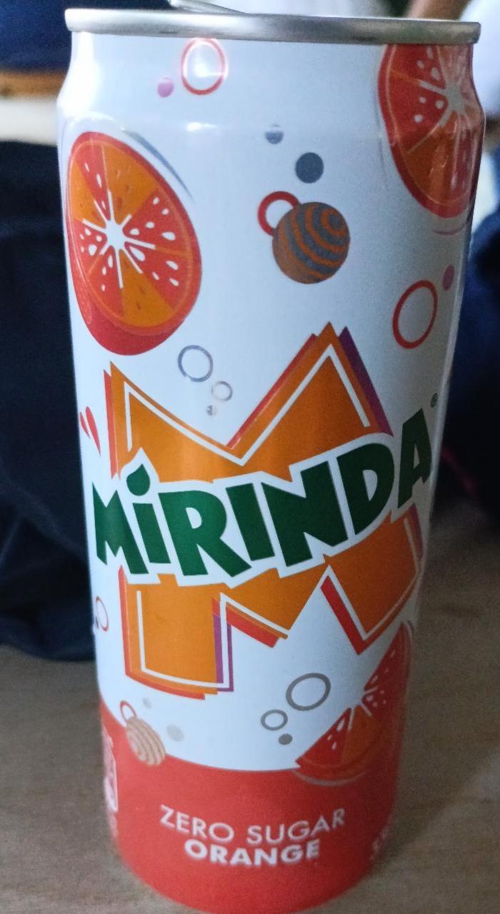 Фото - Напій безалкогольний без цукру Zero Sugar Orange Mirinda