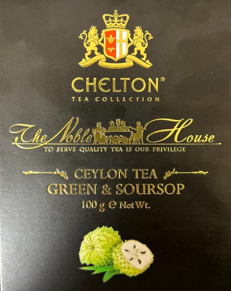 Фото - Чай зелений цейлонський крупнолистовий Green&Soursop The Noble House Chelton