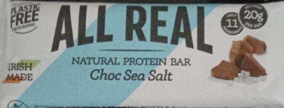 Фото - Natural Protein Bar Choc Sea Salt All Real