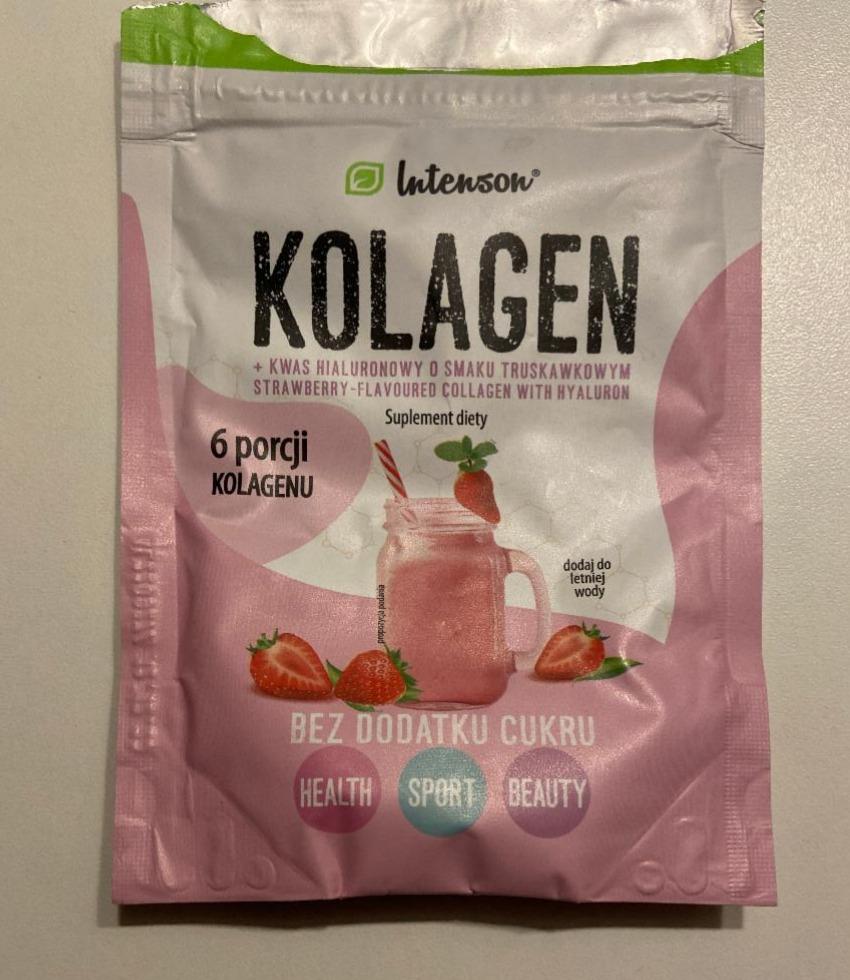 Фото - Колаген зі смаком полуниці Kolagen Intenson