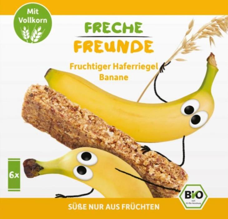 Фото - Батончик фруктовий бананово-вівсяний Freche Freunde