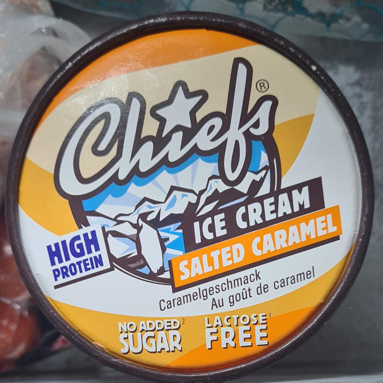 Фото - Морозиво без цукру Salted Caramel Ice Cream Chiefs