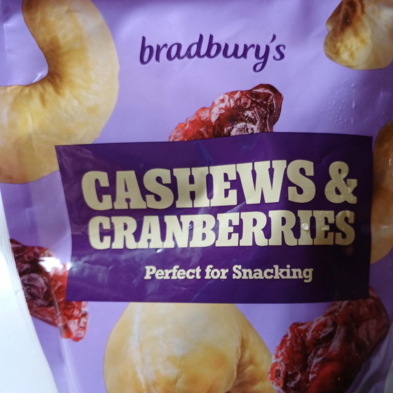 Фото - Кешью з журавлиною Cashews & Cranberries Bradbury's