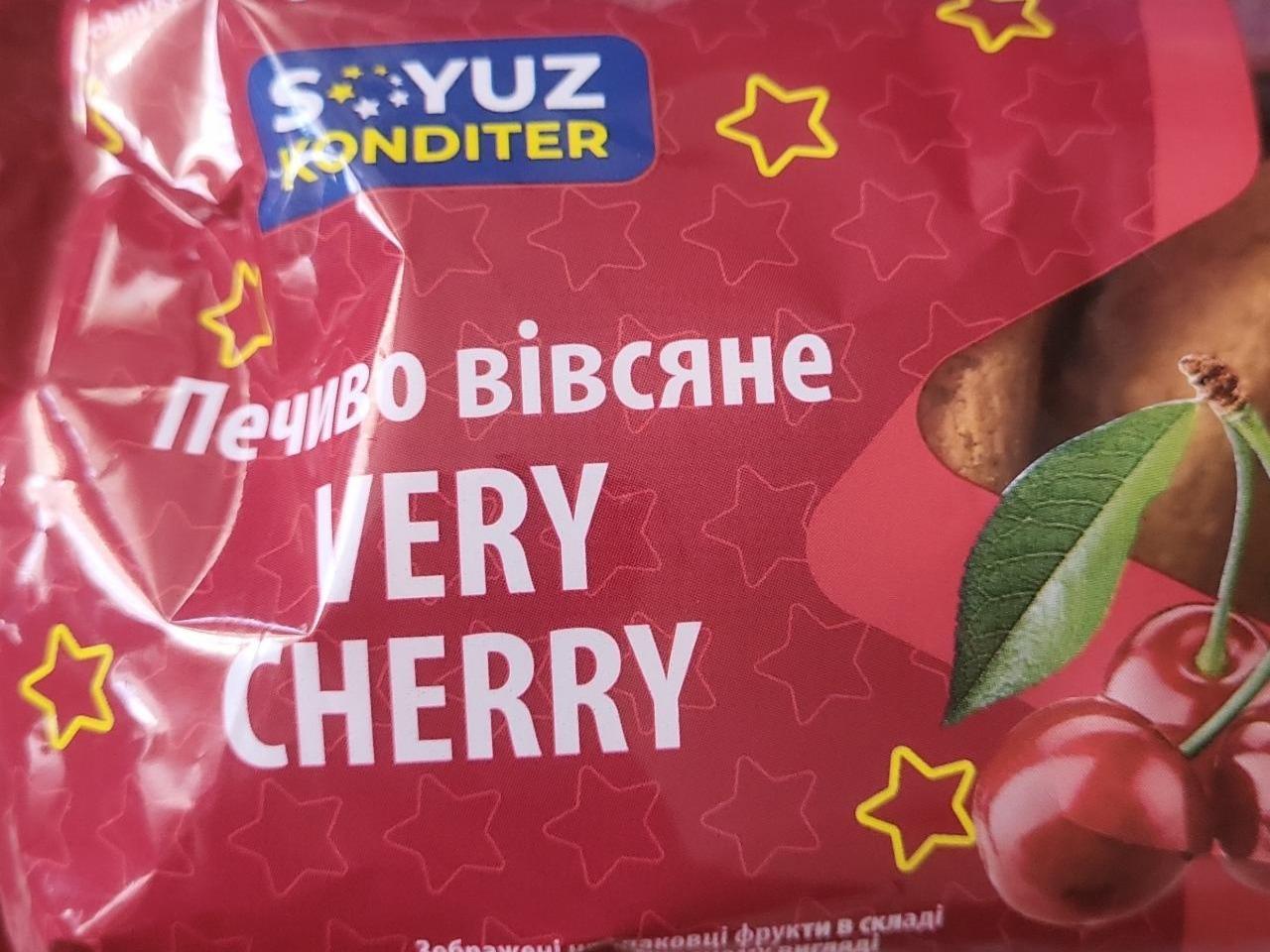 Фото - Печиво вівсяне very cherry Soyuz Konditer