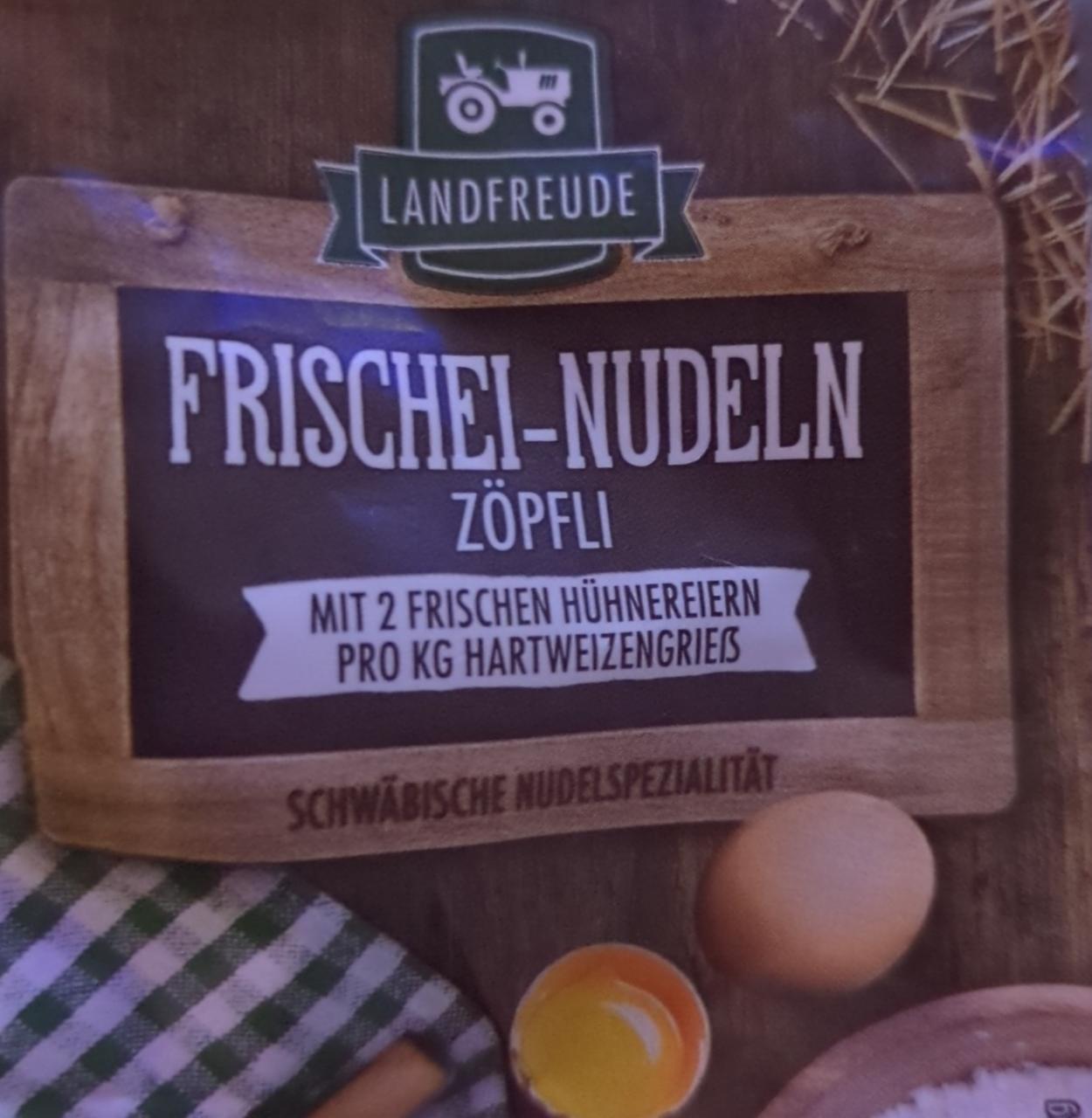 Фото - Frischei-Nudeln Zöpfli Landfreude