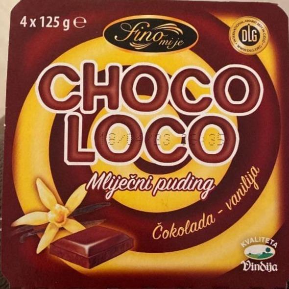 Фото - Пудинг молочний шоколад-ваніль Choco Loco Fino Me Je