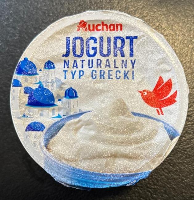 Фото - Йогурт натуральний грецький Auchan Ашан