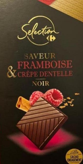 Фото - Noir saveur framboise & crêpe dentelle Carrefour