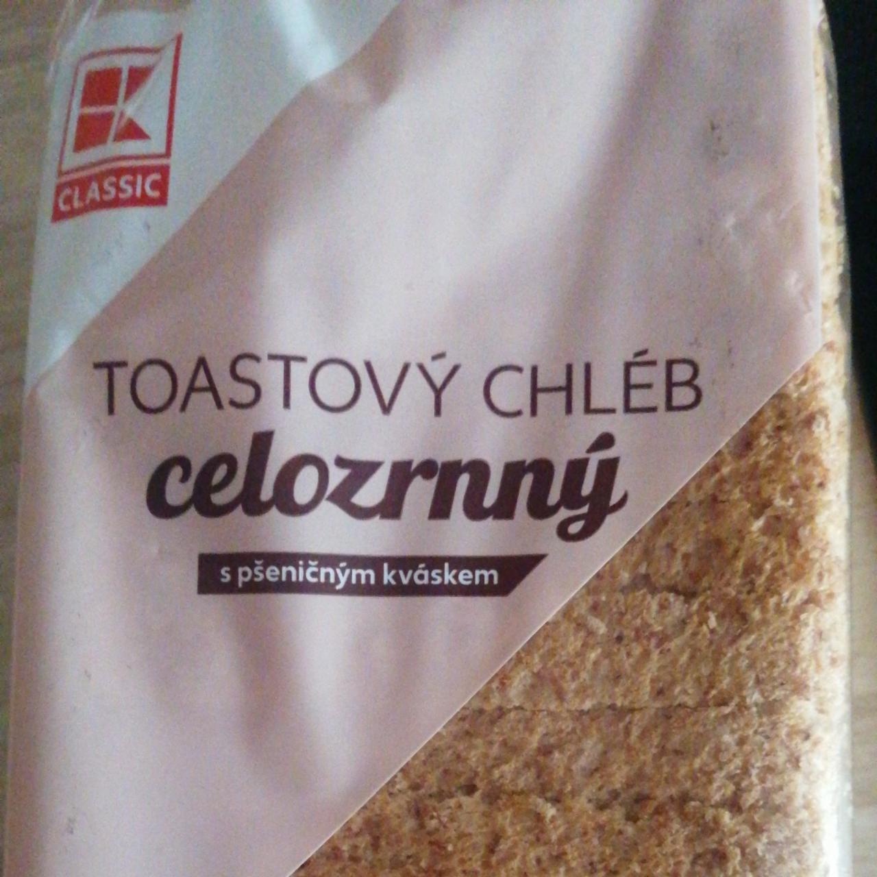 Фото - Хліб тостовий цільнозерновий Toastový Chléb K-Classic