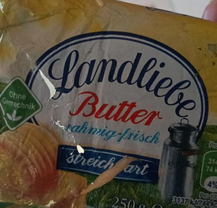 Фото - Масло вершкове 82% Butter Rahmig-Frisch Landliebe
