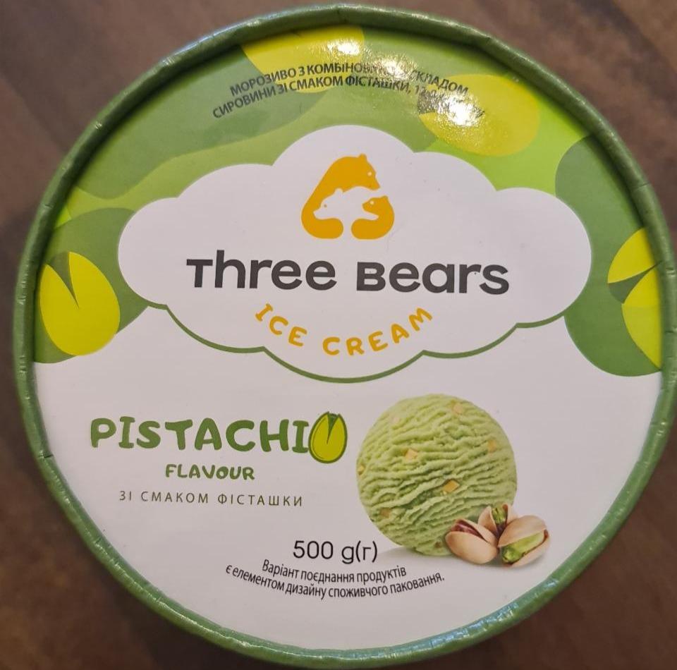 Фото - Морозиво зі смаком фісташки Три ведмеді