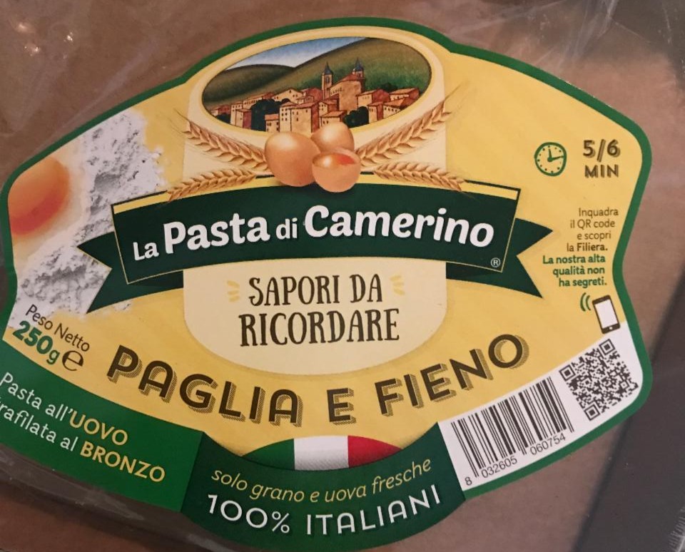 Фото - МАКАРОННІ ВИРОБИ ПАГЛІЯ ТА ФІЄНО La Pasta di Camerino
