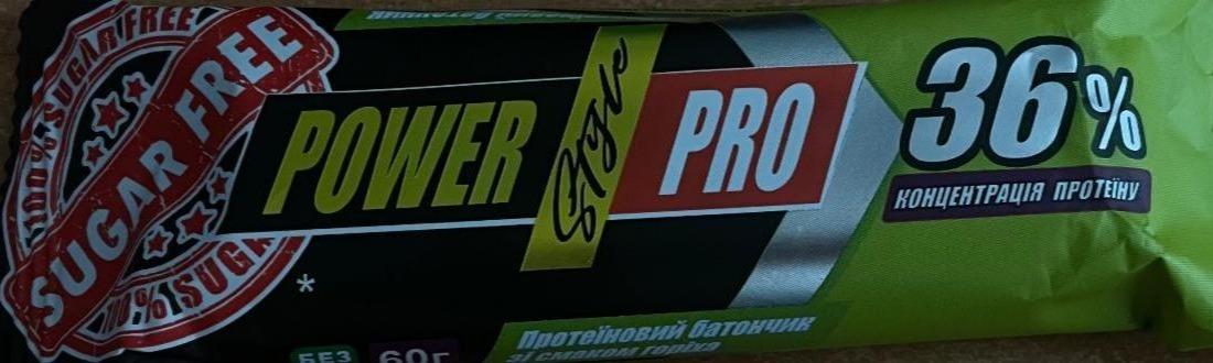 Фото - Протеїновий батончик зі смаком горіха 36% Power Pro