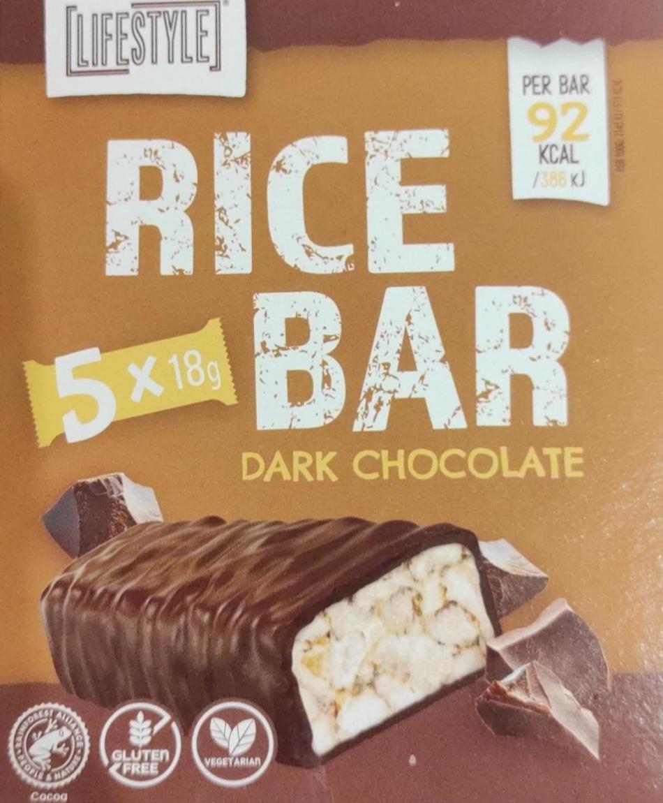 Фото - Rice bar dark chocolate Lifestyle