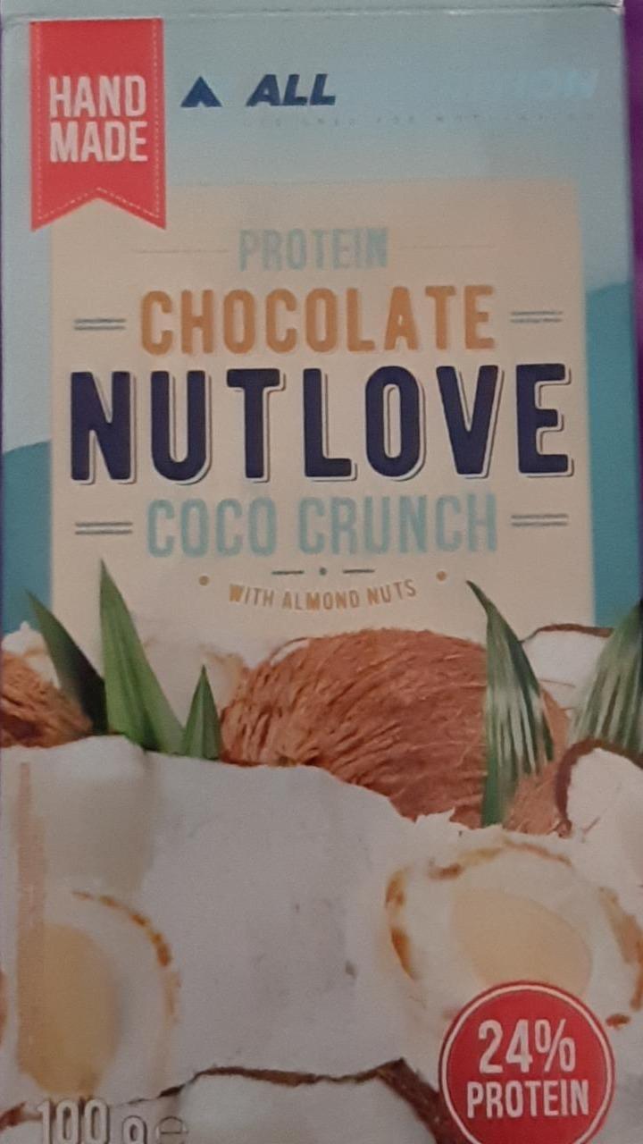 Фото - Протеїновий шоколад Nutlove Coco Crunch Allnutrition