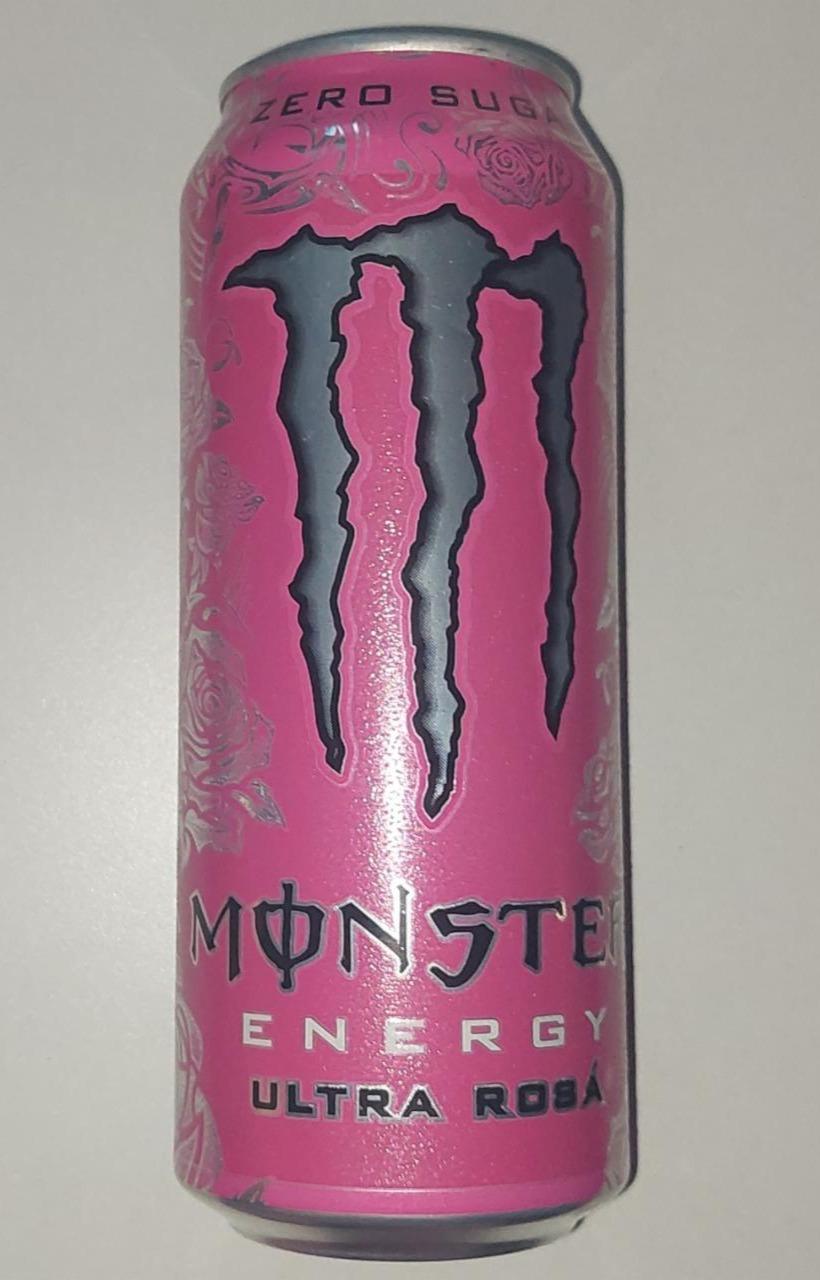 Фото - Напій енергетичний безалкогольний Zero Ultra Rosa Monster Energy