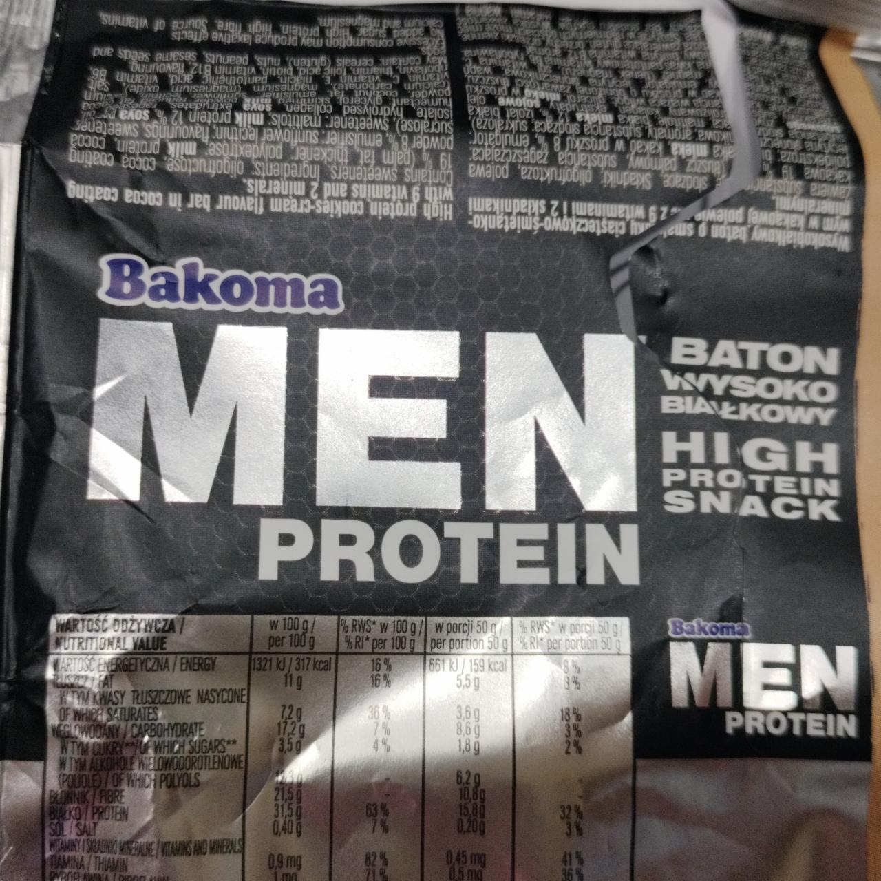 Фото - High protein snack Men Protein Bakoma