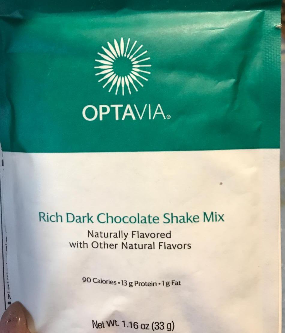 Фото - Насичена суміш для коктейлю з темного шоколаду OPTAVIA
