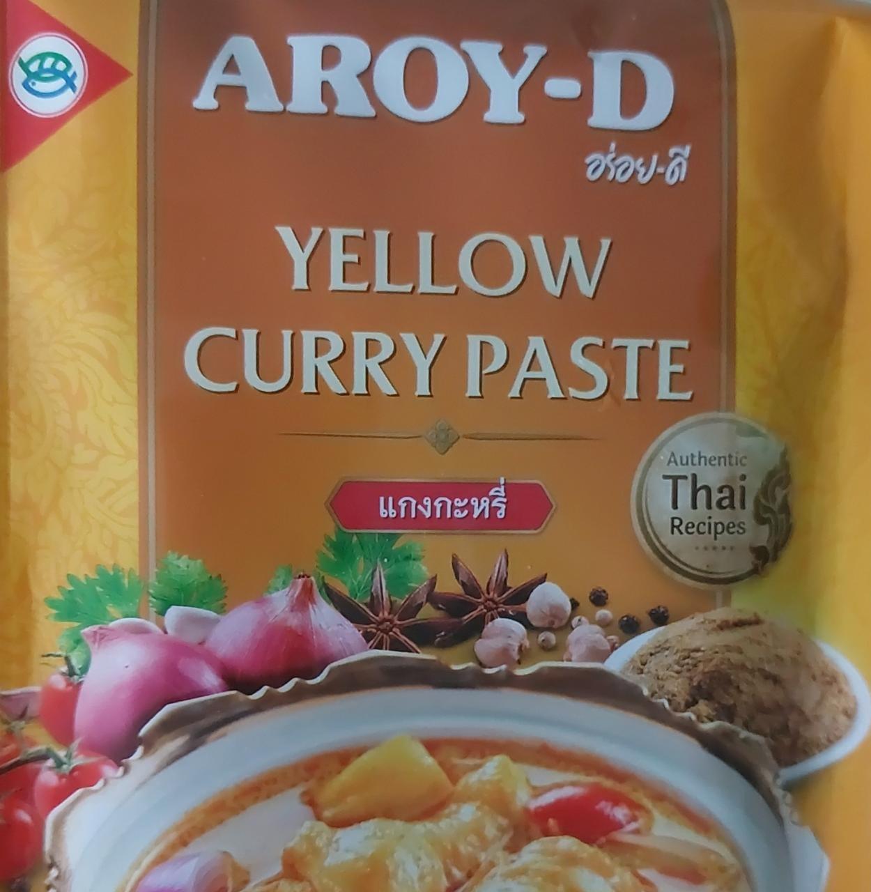 Фото - Паста каррі жовта Yellow curry paste Aroy-D