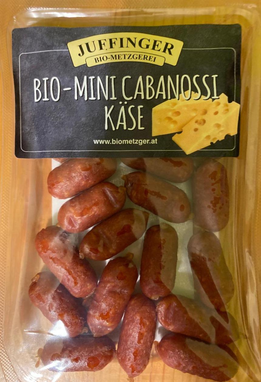 Фото - Bio-Mini Cabanossi Käse Juffinger