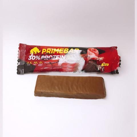 Фото - Протеїновий батончик подвійний шоколад з малиною Primebar