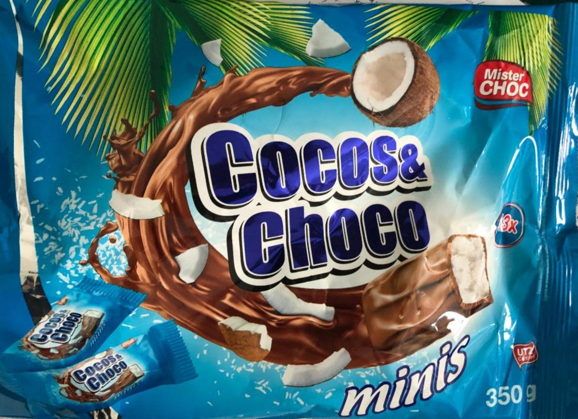 Фото - Цукерки шоколадні Кокос Cocos & Choco Minis Mister Choc