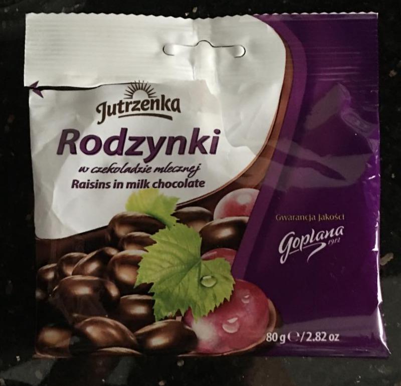 Фото - Родзинки в молочному шоколаді Jutrzenka