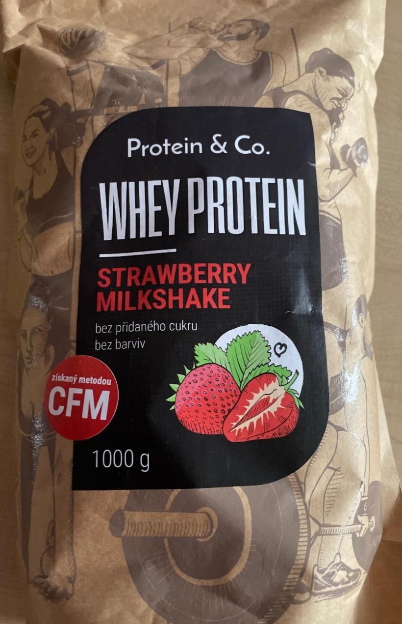 Фото - Протеїн Whey Protein Strawberry Milkshake Protein & Co