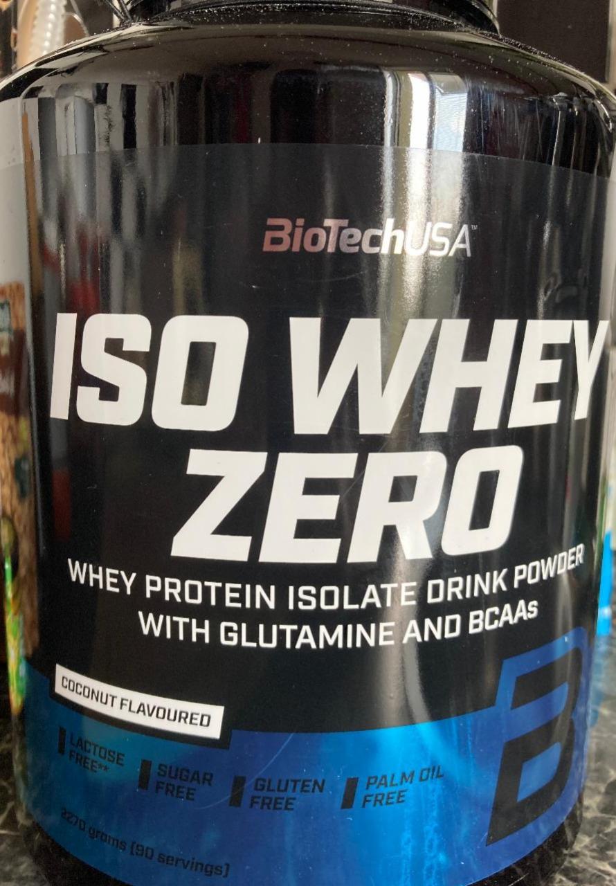 Фото - Протеїн зі смаком кокосу Iso Whey Zero BioTechUSA