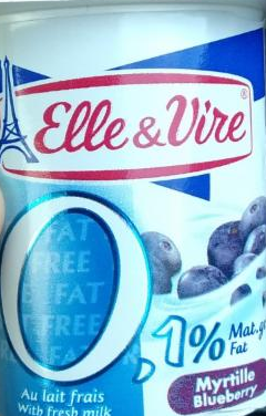 Фото - Десерт молочний 0.1% Чорниця Elle & Vire