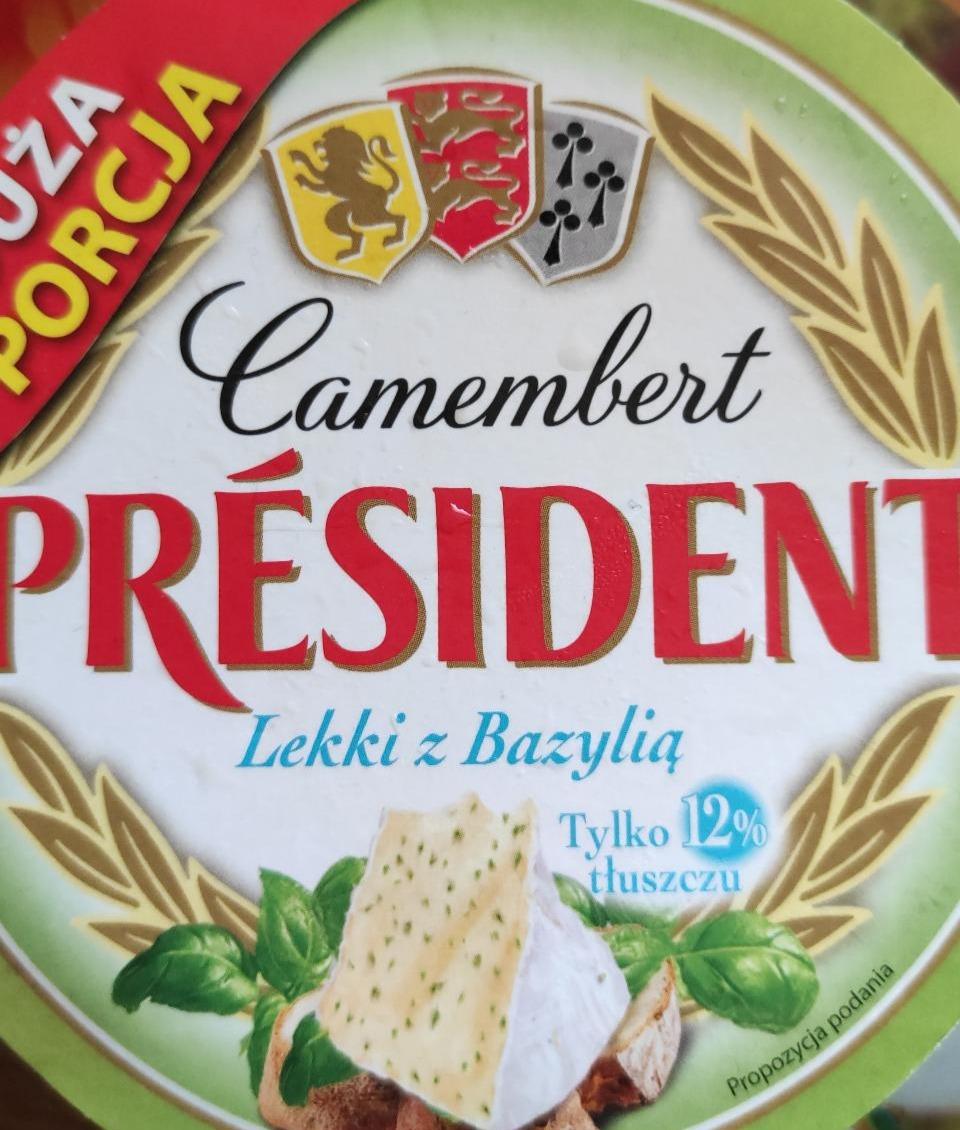 Фото - Camembert lekki z bazylią President