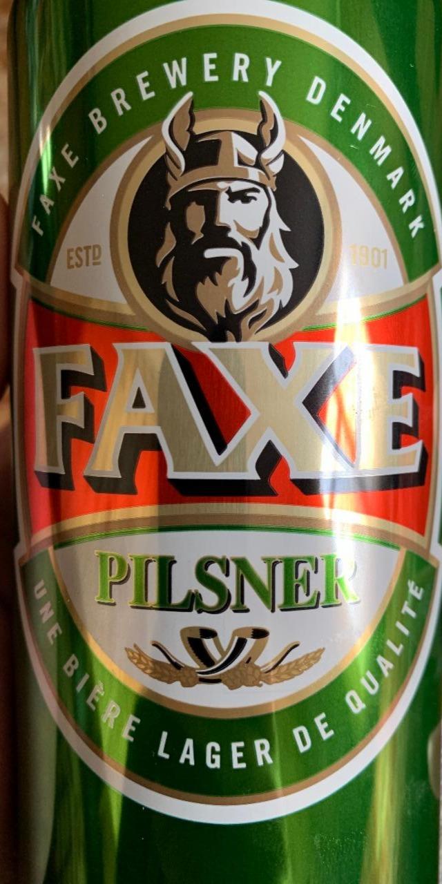 Фото - Пиво світле фільтроване пастеризоване Лагер Pilsner Faxe
