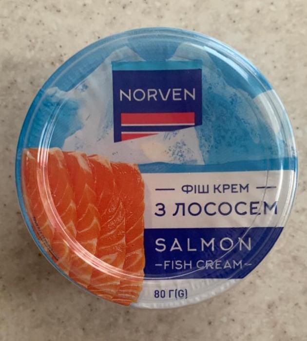 Фото - Фіш крем з лососем Salmon Fish Cream Norven