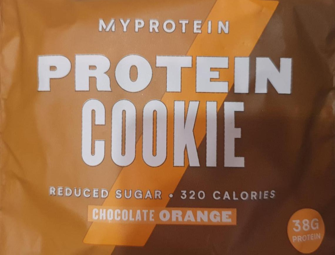 Фото - Величезне печиво на 50% білка Cookie Chocolate Orange Myprotein