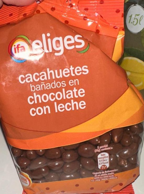 Фото - Cacahuetes bañados en chocolate con leche Ifa eliges