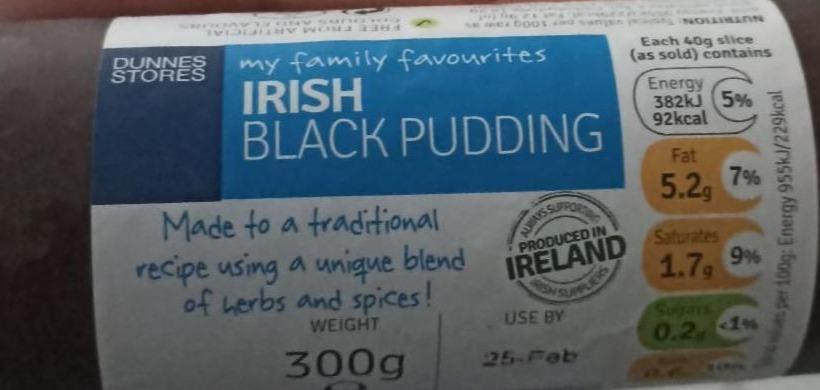 Фото - Irish Black pudding Dunnes stores
