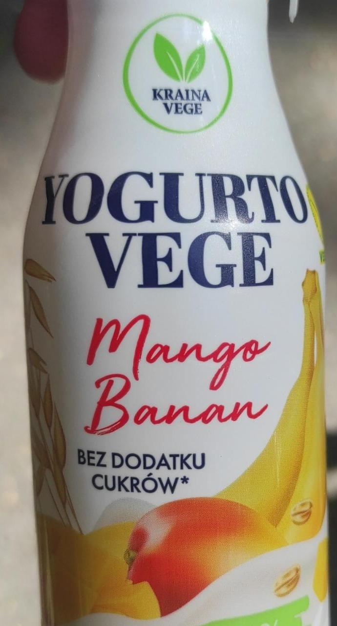 Фото - Jogurto Vege mango-banan bez dodatku cukrów Kraina Vege
