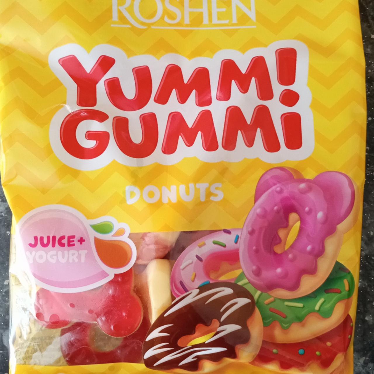 Фото - Цукерки желейні Yummi Gummi Donuts Roshen Рошен