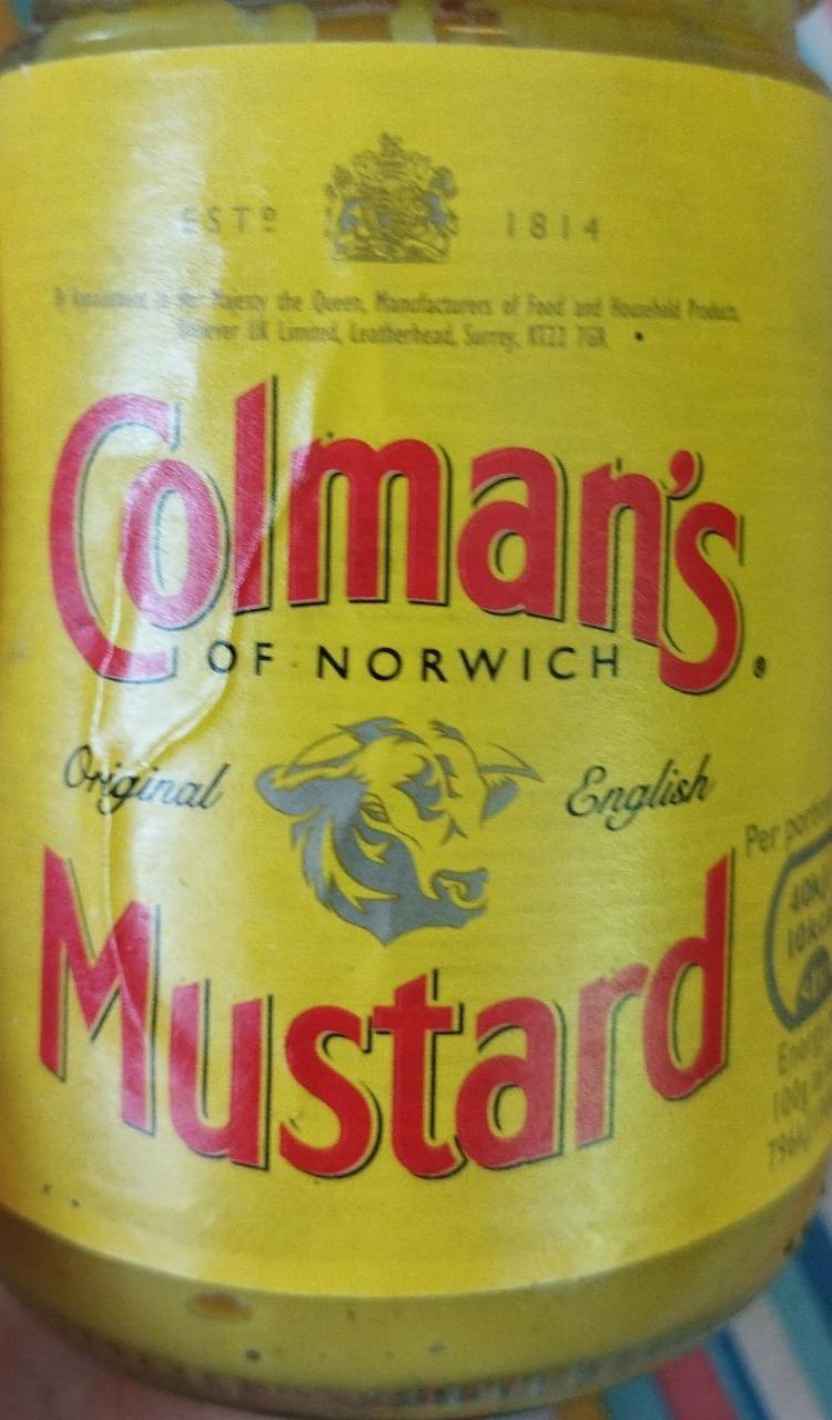 Фото - Гірчиця англійська Colmans Mustard